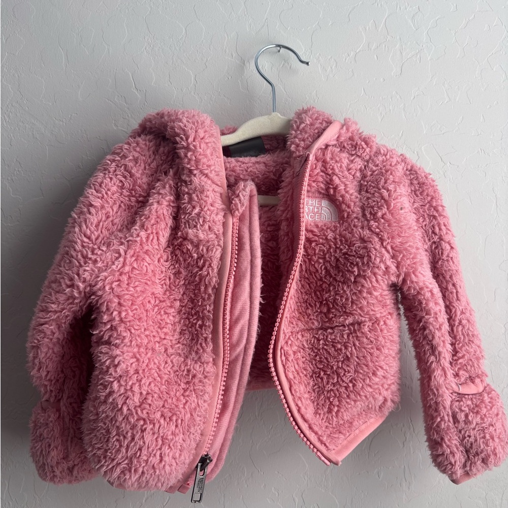 The North Face Soft Pink Sherpa Hoodie